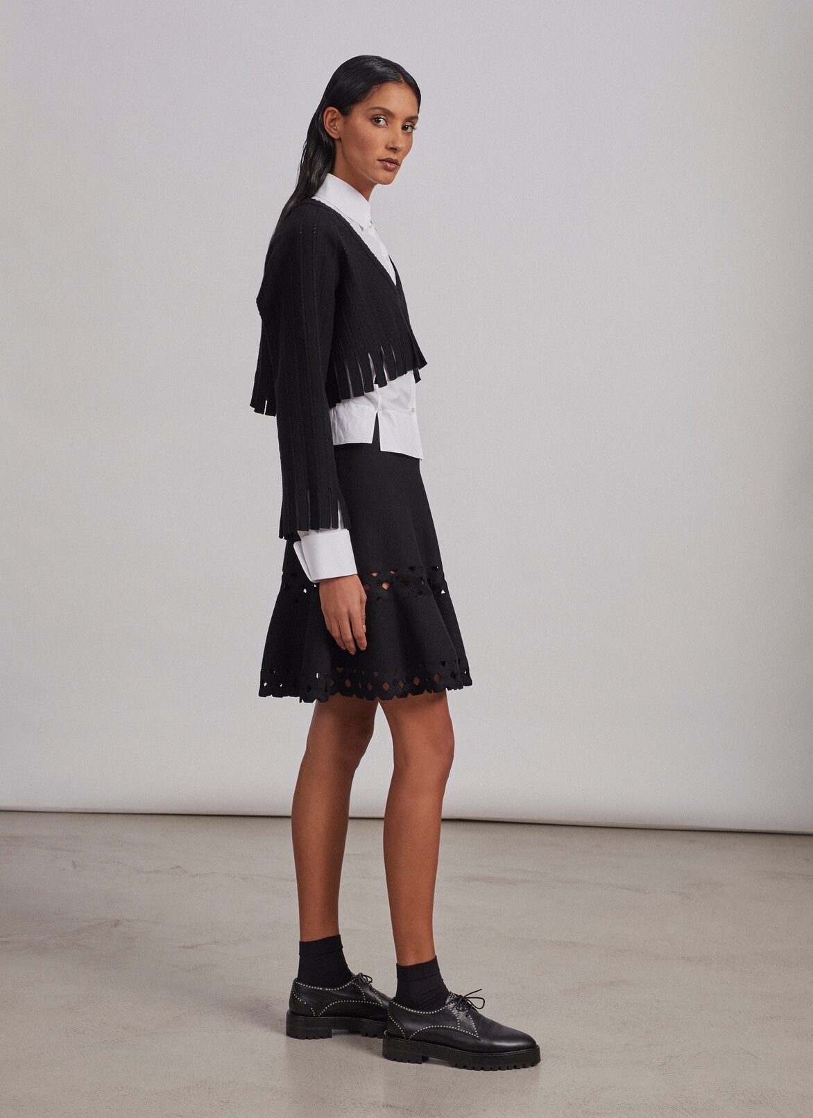 Cardigan ALAÏA BLACK CARDIGAN